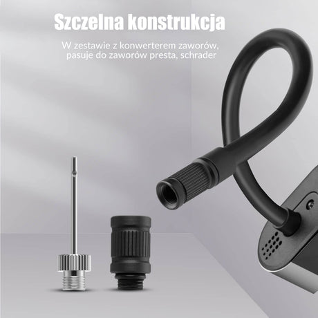 Elektryczna Pompka Rowerowa Do Ładowania 2600mah, 150psi Kompresor Powietrza