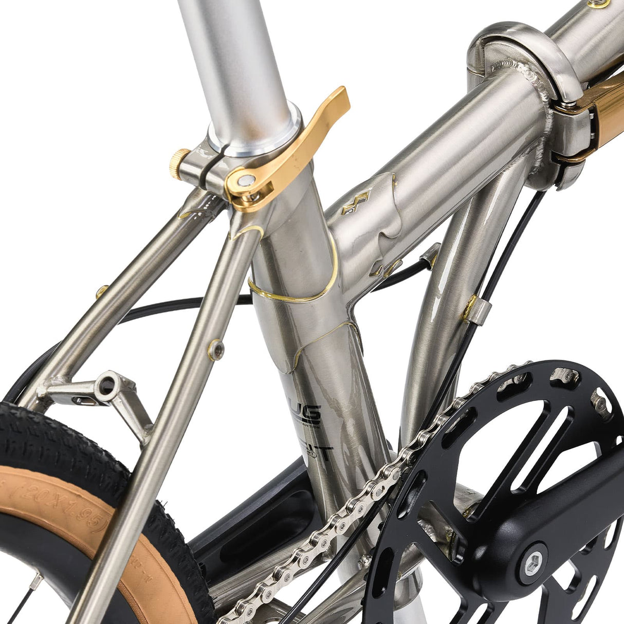 ROCKBROS Gravis-Stalowy Rower Gravelowy Składany 20" Rower Składany