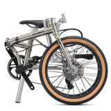 ROCKBROS Gravis-Stalowy Rower Gravelowy Składany 20" Rower Składany