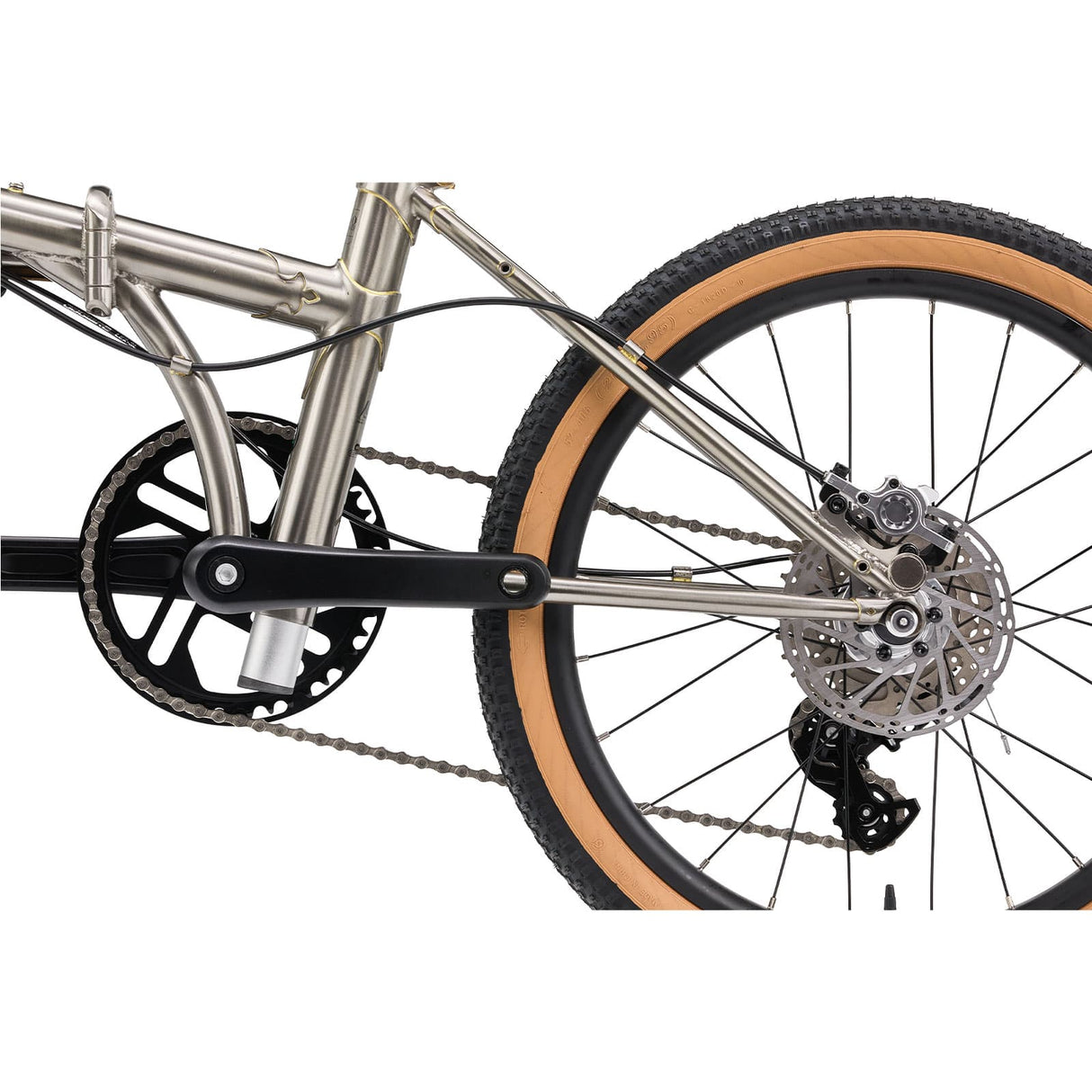 ROCKBROS Gravis-Stalowy Rower Gravelowy Składany 20" Rower Składany