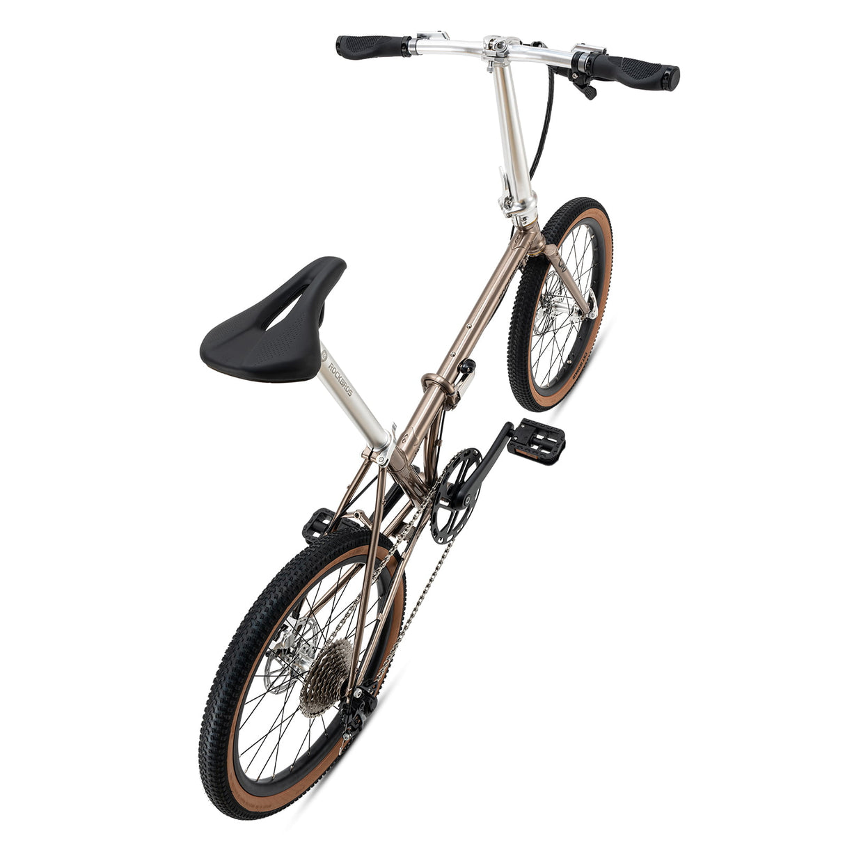 ROCKBROS Gravis-Stalowy Rower Gravelowy Składany 20" Rower Składany