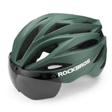 Kask Rowerowy Dla Dorosłych z Goglami Zmieniającymi Kolor -TT-36