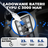 Kask Rowerowy z Okularami Fotochromowymi i Światłem Tylnym
