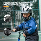Kaski Dziecięcy Rowerowy Lekki i Regulowany