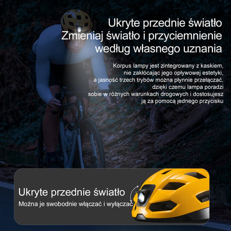 Kask ze Zdalnie Sterowanym Światłem Tylnym