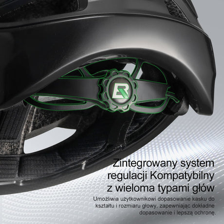 Kask ze Zdalnie Sterowanym Światłem Tylnym