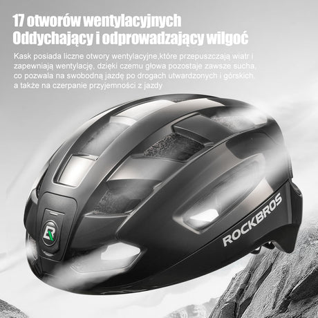 Kask ze Zdalnie Sterowanym Światłem Tylnym