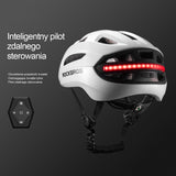 Kask ze Zdalnie Sterowanym Światłem Tylnym