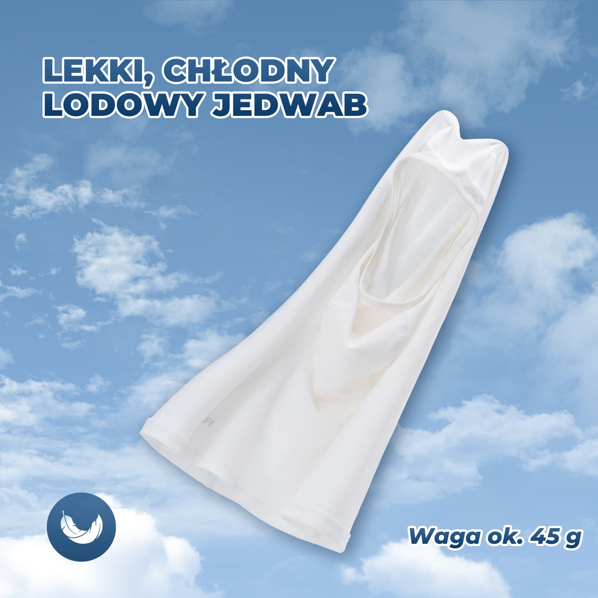 Kominiarka Letnia z Jedwabiu Lodowego -LF70878