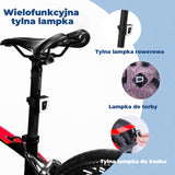 Lampka na Kask Rowerowy i Tylna Lampka 2 w 1