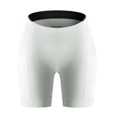 ROCKBROS ROCKBROS TVI spodenki rowerowe damskie z kieszenią, spodenki rowerowe krótkie letnie oddychające szybkoschnące spodenki rowerowe elastyczne z wkładką Spodenki