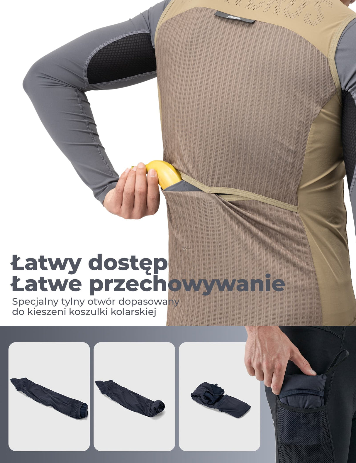 Męska I Damska Wiosenno-letnia Kamizelka Wiatroszczelna - YDMJ004