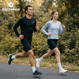 ROCKBROS Męska Koszulka Rowerowa z Wełną merynosa i Tencel Koszulki