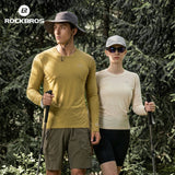 ROCKBROS Męska Koszulka Rowerowa z Wełną merynosa i Tencel Koszulki
