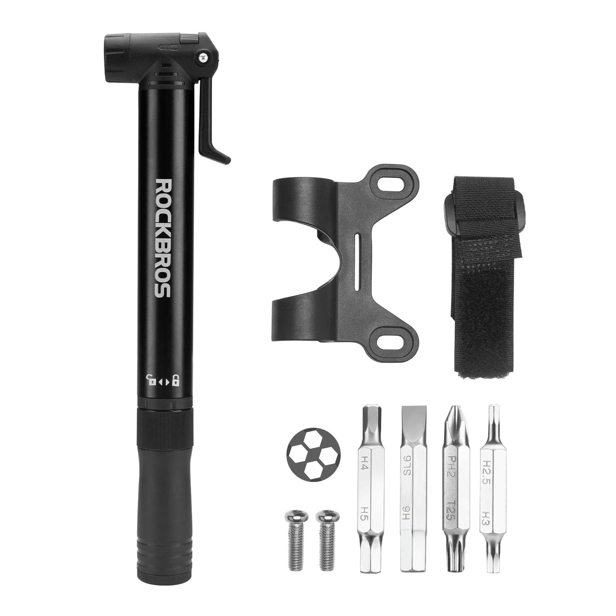 Mini Pompki Rowerowe z Kluczem Grzechotkowym -TG-1616