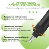 Mini Pompki Rowerowe z Kluczem Grzechotkowym -TG-1616