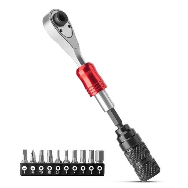 Narzędzia do Naprawy Roweru Miniaturowy Klucz Grzechotkowy 10 w 1