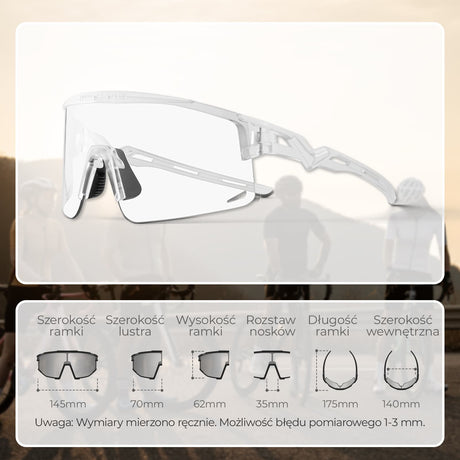 Okulary Fotochromowe Jazda na Rowerze - SP337