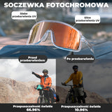 Okulary Fotochromowe Sportowe UV400-SP350