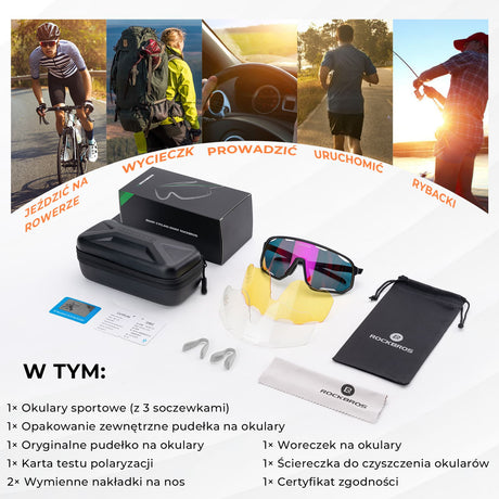 Okulary fotochromowe Ochrona UV400 Wiatroodporny -SP351