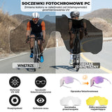 Okulary fotochromowe Ochrona UV400 Wiatroodporny -SP351