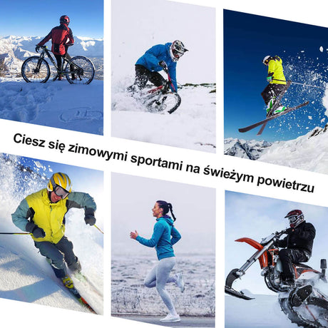 Opaska na Głowę na Rower Wiatroszczelny i Ciepły