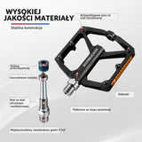 Pedał Rowerowy ze Stopu Aluminium Antypoślizgowy -K371