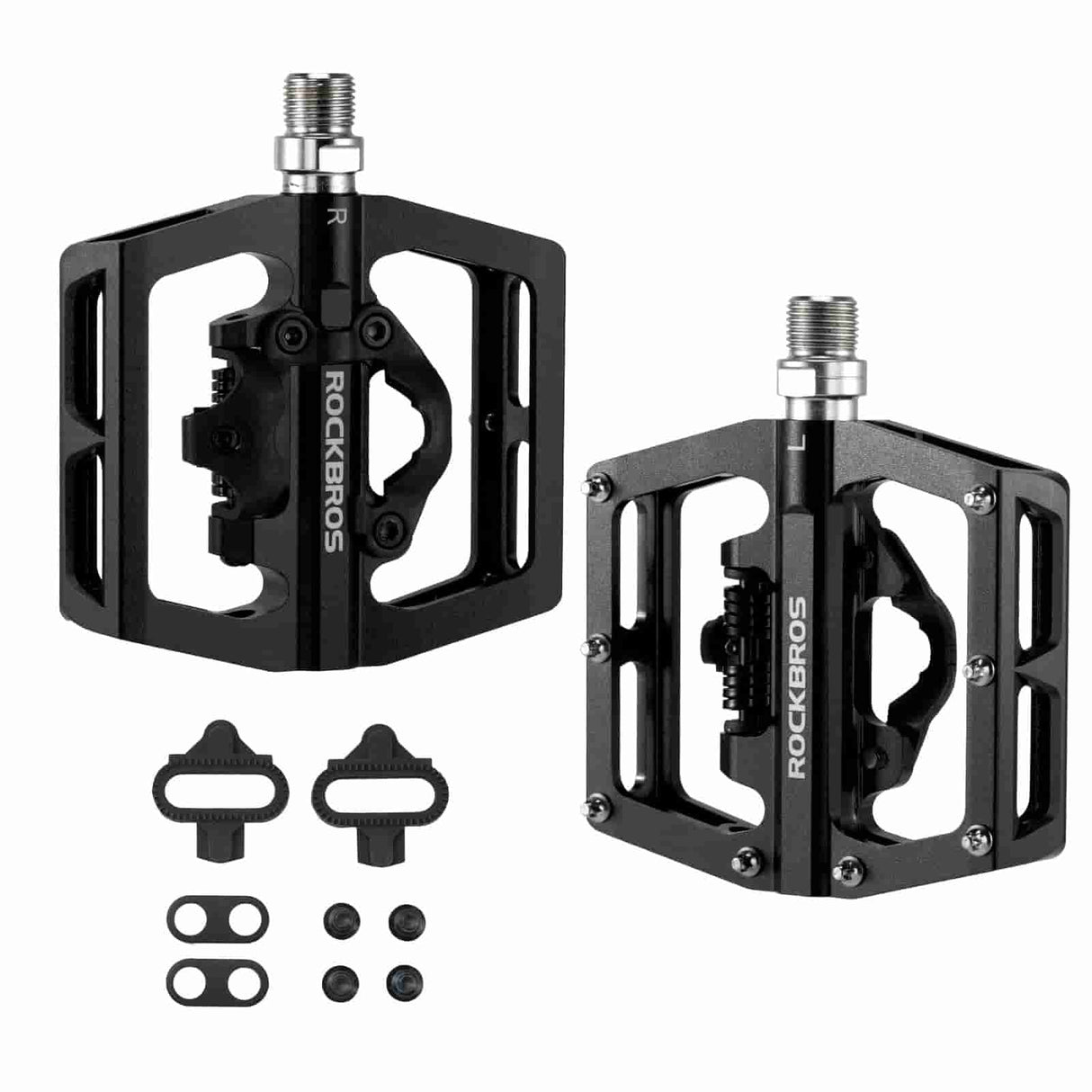 Pedały Rowerowe Aluminiowe Antypoślizgowe Pedały SPD/Pedały Platformowe 9/16"
