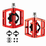 Pedały Rowerowe Aluminiowe Antypoślizgowe Pedały SPD/Pedały Platformowe 9/16"