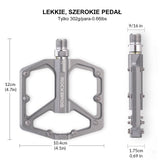 Pedały Rowerowe Pedały z Aluminium  9/16 Cala