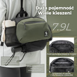 Qunature Qunature Lekka Torba Outdoorowa Plecak I Nerka W Jednym 7,9l-YB003 Plecaki
