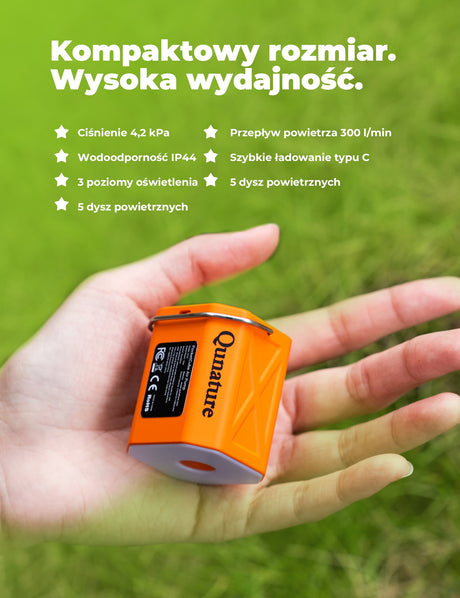 Qunature Mini Pompka Elektryczna 4.2 KPA Elektryczne pompki
