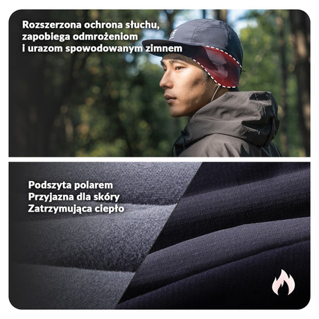 Qunature Qunature Czapka Zimowa z Fleece z Ochroną Uszu-M009 Czapki