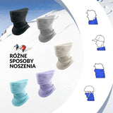 ROCKBROS Qunature Dwustronny Polarowy Ocieplacz na Twarz i Szyję -014-WB023 Osłony twarzy