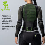 Qunature Qunature Kamizelka Ochronna na Plecy do Sportów Zimowych Ochraniacze na łokcie narciarskie