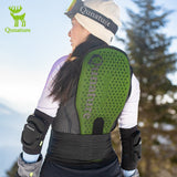 Qunature Qunature Kamizelka Ochronna na Plecy do Sportów Zimowych Ochraniacze na łokcie narciarskie
