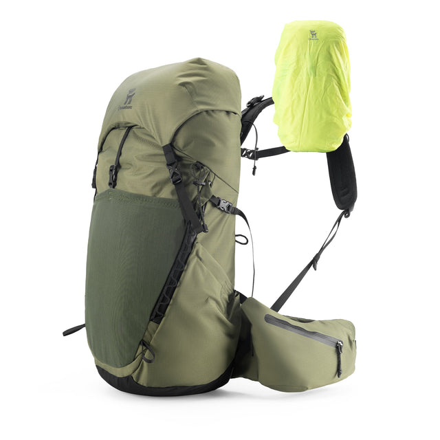 Qunature Qunature Plecak Trekkingowy 25 L z Odpinaną Kieszenią I Dostępem Bocznym-H64 Qunature-WędrówkiZielony