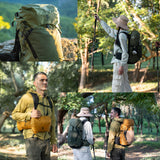 Qunature Qunature Plecak Trekkingowy 25 L z Odpinaną Kieszenią I Dostępem Bocznym-H64 Qunature-Wędrówki