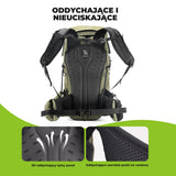 Qunature Qunature Plecak Trekkingowy 25 L z Odpinaną Kieszenią I Dostępem Bocznym-H64 Qunature-Wędrówki