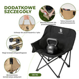 Qunature Składane Krzesło Kempingowe dla Dzieci/Dorosłych