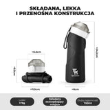 ROCKBROS Qunature Składany Miękki Bidon Z Ukośnym Ustnikiem 700 ml Bidony