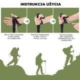Qunature Qunature Ultralekki Kij Trekkingowy 3-częściowy Qunature-Wędrówki