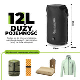 Qunature Qunature Bikepacking Wodoszczelna Torba na Kierownicę 6 L / 12 L Torba Przednia