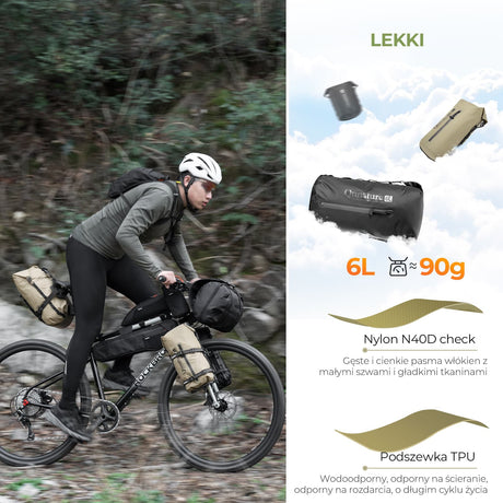 Qunature Qunature Ultralekki Wodoodporny Worek Kompresyjny-H54 Torba Przednia