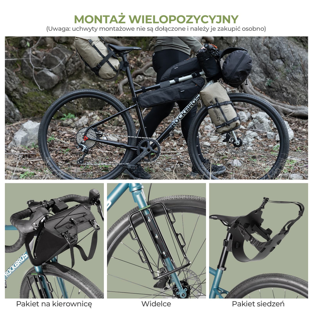 Qunature Qunature Ultralekki Wodoodporny Worek Kompresyjny-H54 Torba Przednia