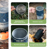 Qunature Qunature Zintegrowany System Kuchenki z Funkcją Szybkiego Podgrzewania Biwak