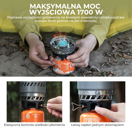 Qunature Qunature Zintegrowany System Kuchenki z Funkcją Szybkiego Podgrzewania Biwak
