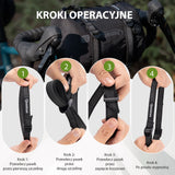 Qunature Qunature Pasy Mocujące 2 szt. Regulowane i Wytrzymałe do Bikepackingu-D93 Qunature-Bikepacking