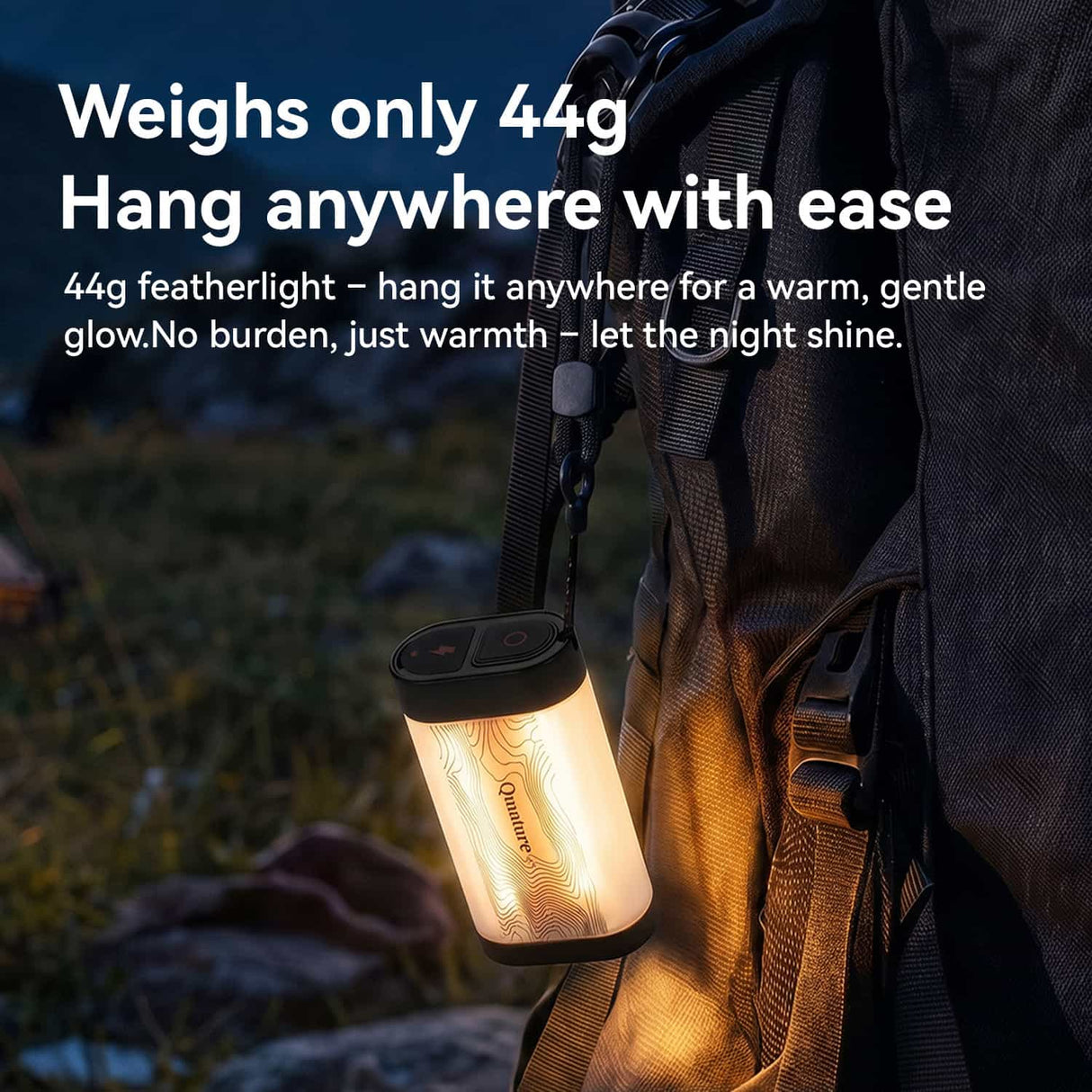 Qunature Mini Magnetyczna Lampa Kempingowa