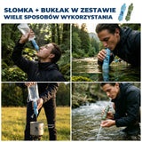 Qunature Turystyczny Filtr do Wody Słomka